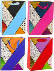 LEAN Paper Gift Bag Geometric Patterns