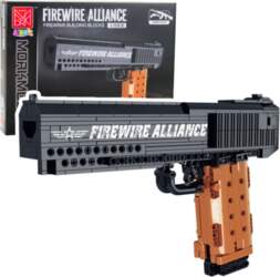Lean Toys Building Blocks Gun Shooting