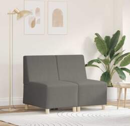 Sofas Krēsls 2 Pcs Gaiši Pelēka
