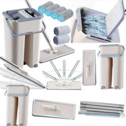 LEAN Flat Squeeze Mop with a