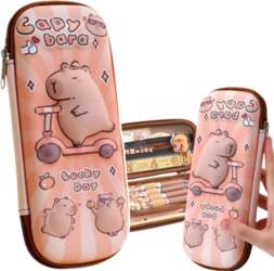 LEAN Pencil Case School Kit Capybara