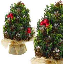 LEAN Artificial Decorative Christmas Tree Cones