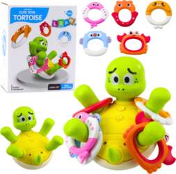Lean Toys Interactive Turtle Bath Toy