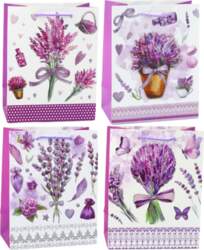 LEAN Lavender Paper Gift Bag Glitter