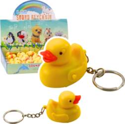 Lean Toys Backpack Keychain Duck LED