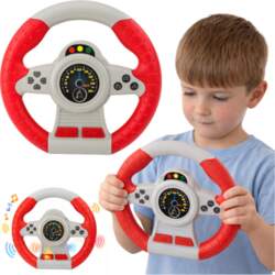 Lean Toys Interactive Steering Wheel Driving