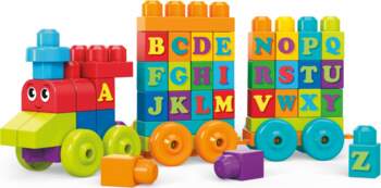 MEGA BLOCKS Konstruktors Abc Learning Train