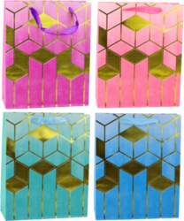 LEAN Paper Gift Bag Geometric Patterns