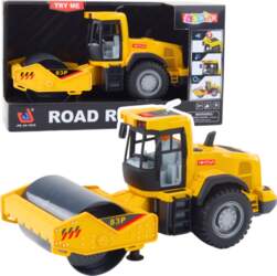 Lean Toys Construction Road Roller Turning