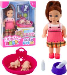 Lean Toys Mini Doll Set with