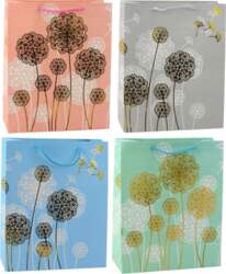 LEAN Gift Bag Dandelions Gold Elements