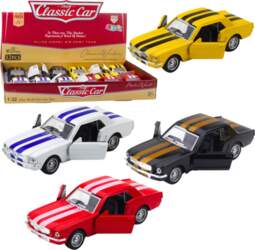 Lean Toys Classic Car With Pull-Back