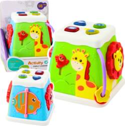 Lean Toys Educational Cube Multifunctional Interactive