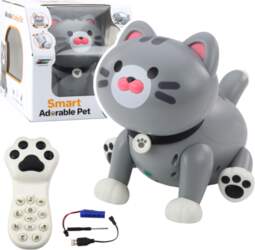 Lean Toys Interactive Robot Kitten Remote