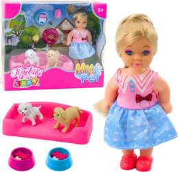 Lean Toys Mini Doll Set with