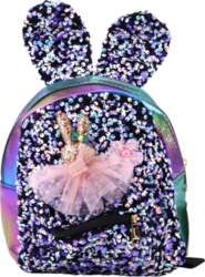 LEAN Children`s Backpack Sequins Rabbit Ears