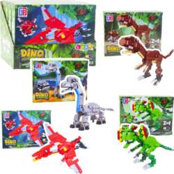Lean Toys Construction Blocks Set Dinosaur