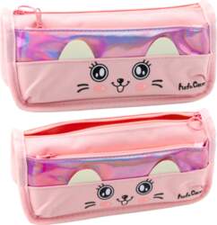 LEAN School Pencil Case With Cat