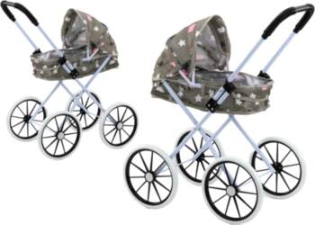 Lean Toys Doll Stroller Large Wheels