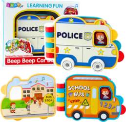 Lean Toys Interactive Educational Book Vehicles
