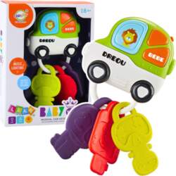 Lean Toys Interactive Toy Car Teether