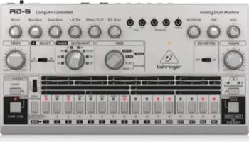 Behringer RD-6-SR Drum Machine - Silver