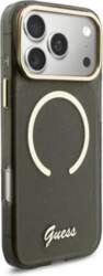 Guess IML Glitter Script Strap MagSafe