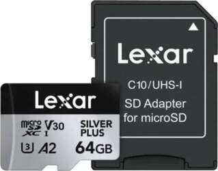 Lexar High-Performance Silver Plus microSDXC 64GB