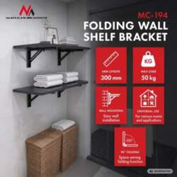 MACLEAN FOLDING WALL SHELF BRACKET MACLEAN