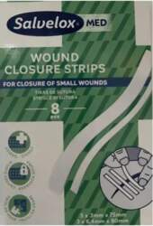Salvelox Suture Strips 8 Pcs Assorted