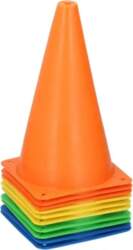 SET OF TRAINING CONES 23 CM