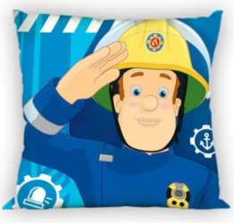 Bērnu spilvens 40x40 Fireman Sam zils