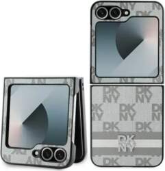 DKNY Checkered Pattern Printed Stripes vāks
