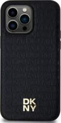 DKNY PU Leather Repeat Pattern Stack