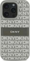 DKNY PU Leather Repeat Pattern Tonal