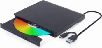 Gembird ārējais CD/DVD diskdzinis USB Type-C