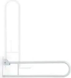 Toilet handrail, tilting handle