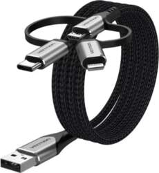 Vention USB-A 3in1 Micro-B USB-C Lightning