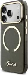 Guess IML Glitter Script Strap MagSafe