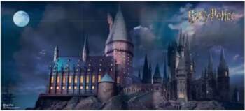 Harry Potter Hogwarts gaming desk mat