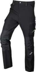Mix&Match Work Trousers, 4-Way Stretch, Black