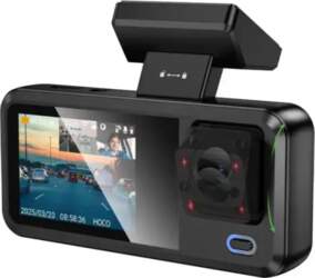 Dash cam for car with screen