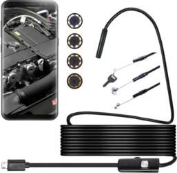 Endoskopa pārbaudes kamera android pc usb
