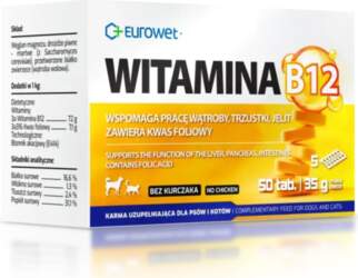 EUROWET Witamina B12 50 Tabl.
