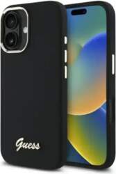 Guess Silicone Script Metal Logo &