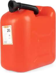 Plastic fuel can 20L, red