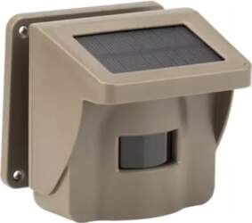 Sensor with solar panel for the