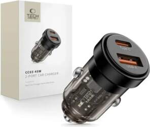 TECH-PROTECT CC03 2 portu automašīnas lādētājs