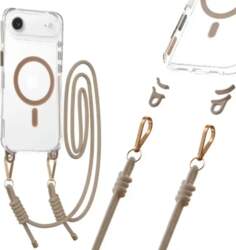 Tel Protect Strap caurspīdīgs vāks iPhone