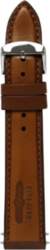 Zeppelin brown leather strap, 20 mm